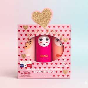 COFFRET TRIO BAUME À LÈVRE : BISOUS D’AMOUR