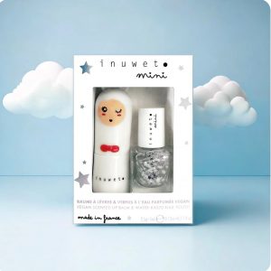 COFFRET BLANC BAUME A LÈVRE + VERNIS A L’EAU