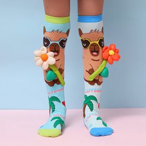 Chaussettes 3D : «  LAMA SUMMER »